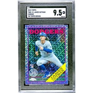 2023 Topps 88 Chrome Mojo Refractor T88C-21 (RC) James Outman SGC 9.5 MT+